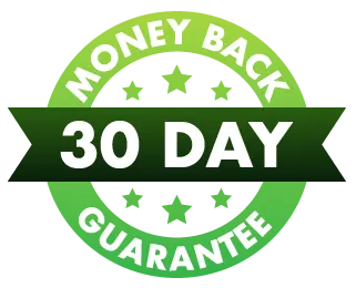 30days money back guarantee